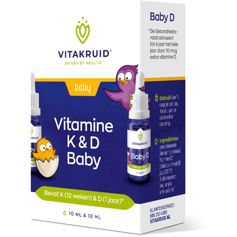 Een afbeelding van Vitakruid Vitamine K & D baby