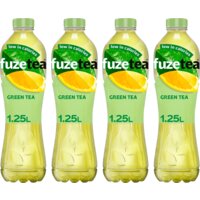 Een afbeelding van Fuze Tea Green Ice Tea 4-pack