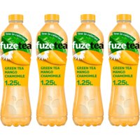Een afbeelding van Fuze Tea Mango Chamomile bundel 4-pack
