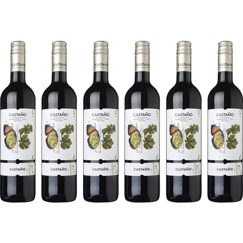 Een afbeelding van Castaño Monastrell organic 6 flessen
