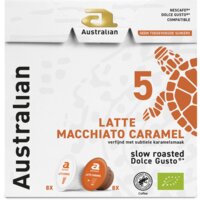 Een afbeelding van Australian Dolce gusto latte macchiato caramel