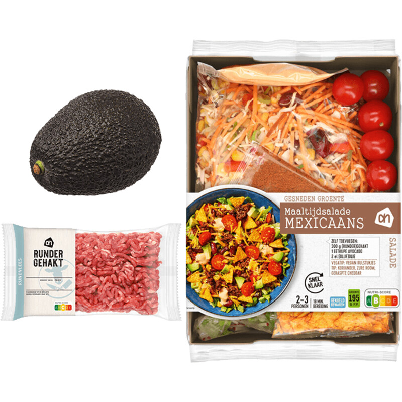 Een afbeelding van AH Gesneden Mexicaanse Salade Verspakket