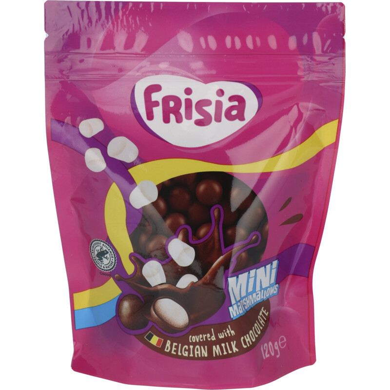 Frisia Mini marshmallows Belgian milk chocolate bestellen Albert Heijn