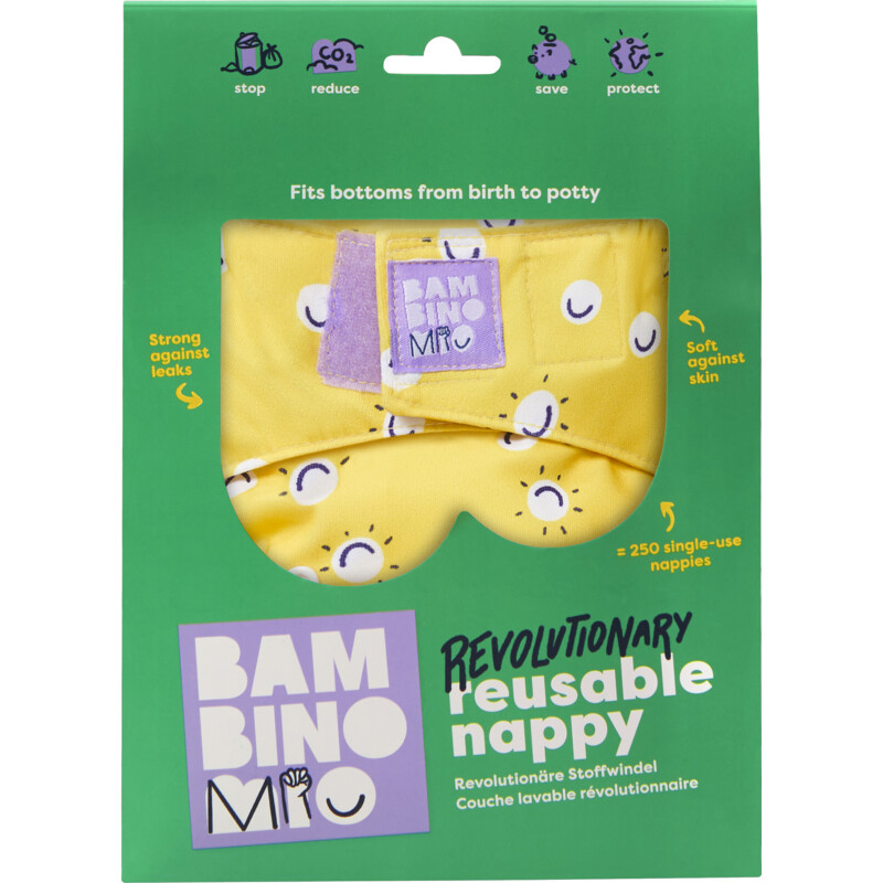 Een afbeelding van Bambino Mio Revolutionaire wasbare luier