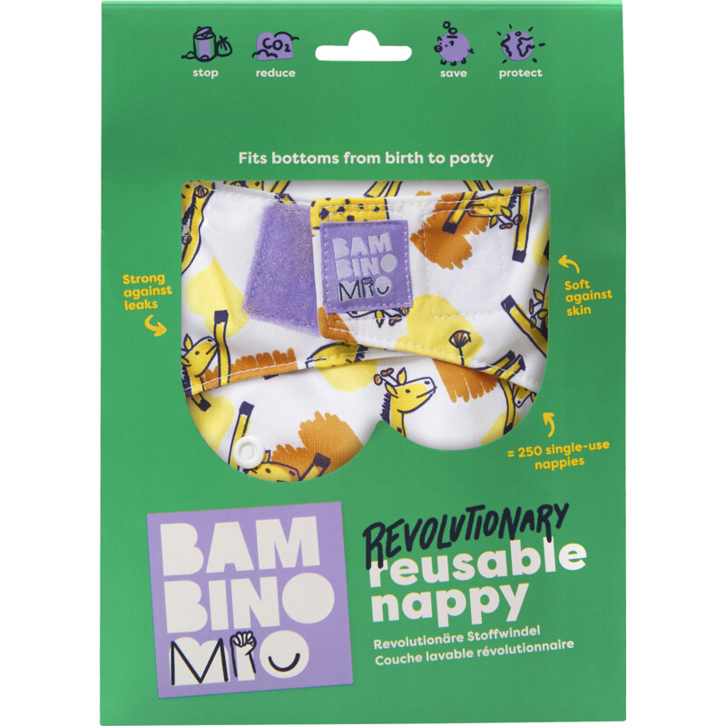 Een afbeelding van Bambino Mio Revolutionaire wasbare luier