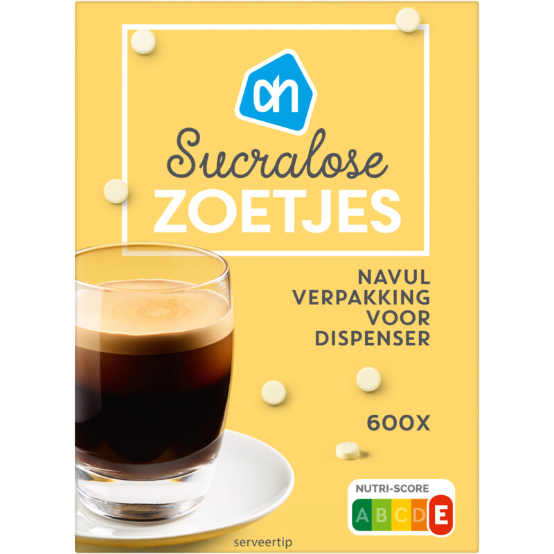 Een afbeelding van AH Sucralose zoetjes navul
