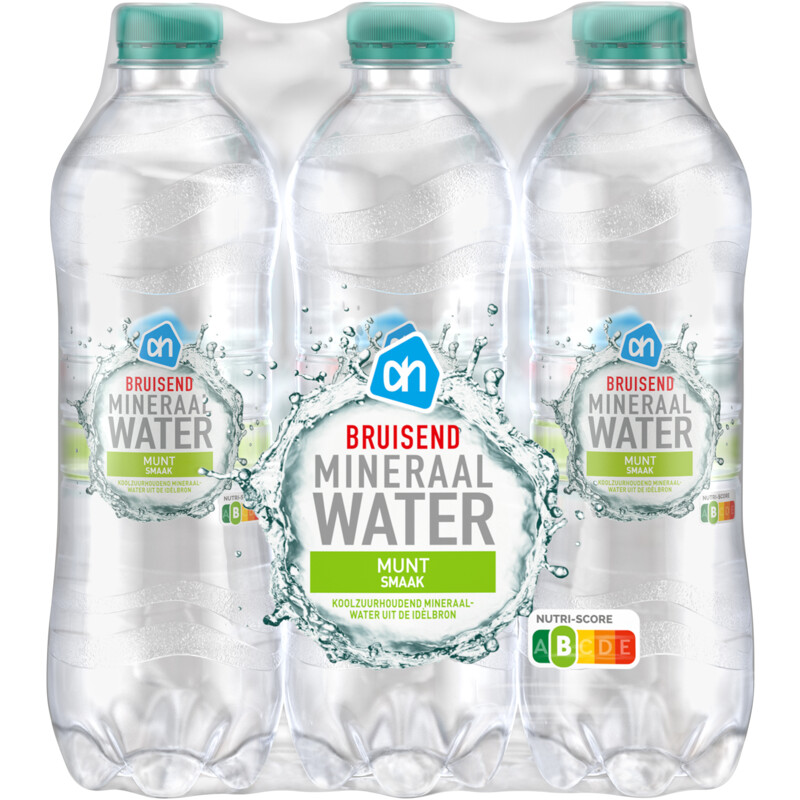 Een afbeelding van AH Bruisend mineraalwater munt 6-pack