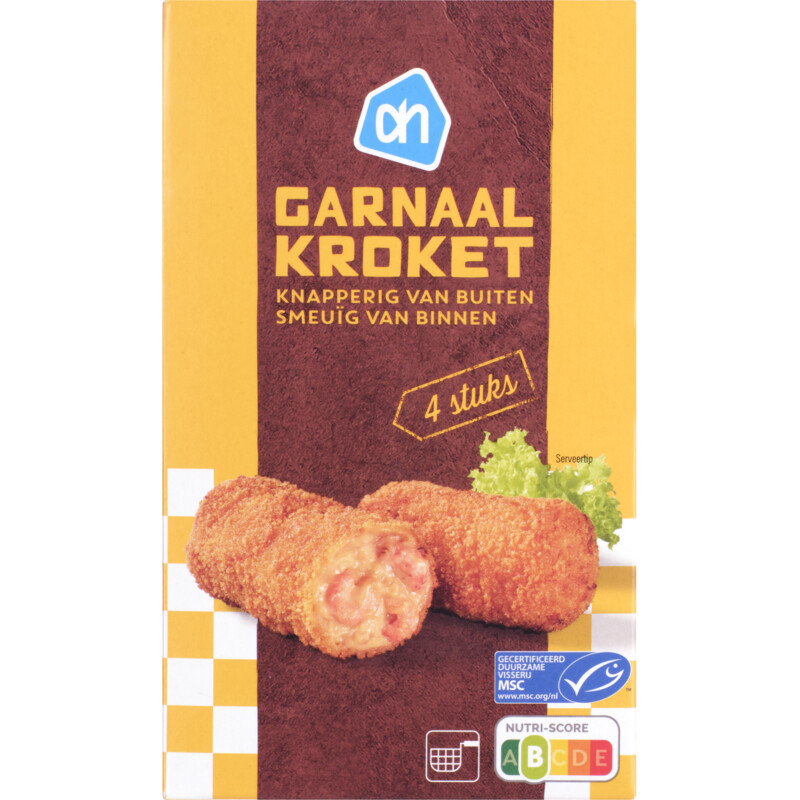 Een afbeelding van AH Garnaalkroketten frituur bel