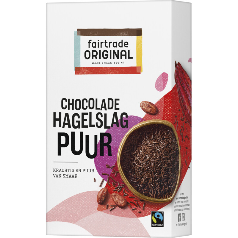 Een afbeelding van Fairtrade Original Hagelslag puur