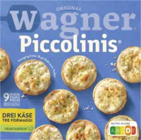 Wagner Piccolinis mini pizza 3 soorten kaas
