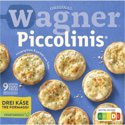 pdp-image-Wagner Piccolinis mini pizza 3 soorten kaas