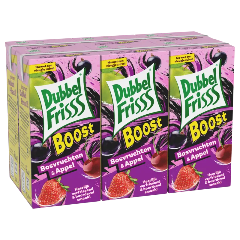 Boost bosvruchten & appel 6-pack