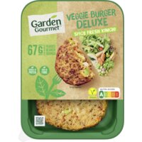 Een afbeelding van Garden Gourmet Veggie burger deluxe spicy fresh kimchi