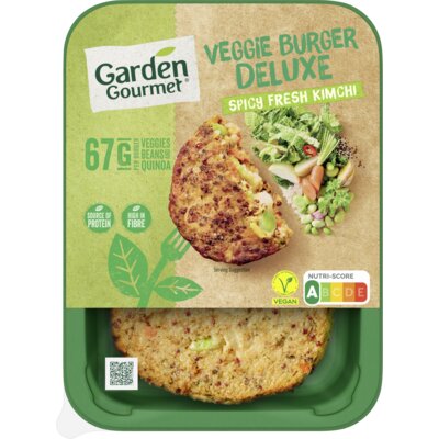 pdp-image-Garden Gourmet Veggie burger deluxe spicy fresh kimchi