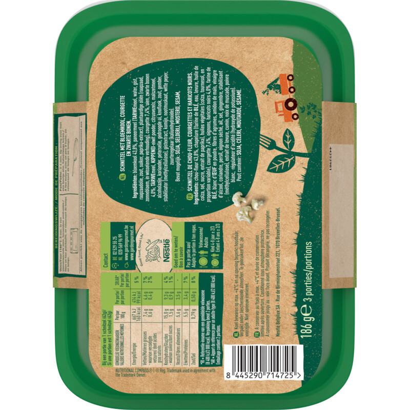 Een afbeelding van Garden Gourmet Cauliflower schnitzel