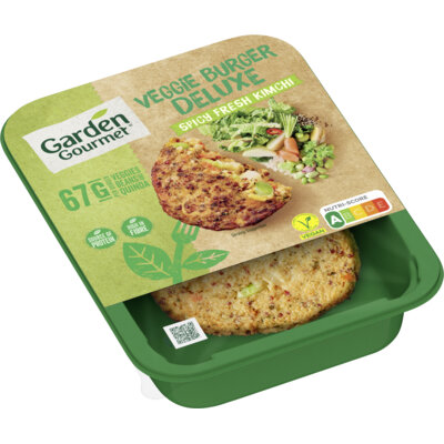pdp-image-Garden Gourmet Veggie burger deluxe spicy fresh kimchi