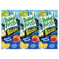 DubbelFrisss Boost appel & perzik 6-pack