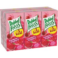 Een afbeelding van DubbelFrisss 1kcal framboos & cranberry 6-pack