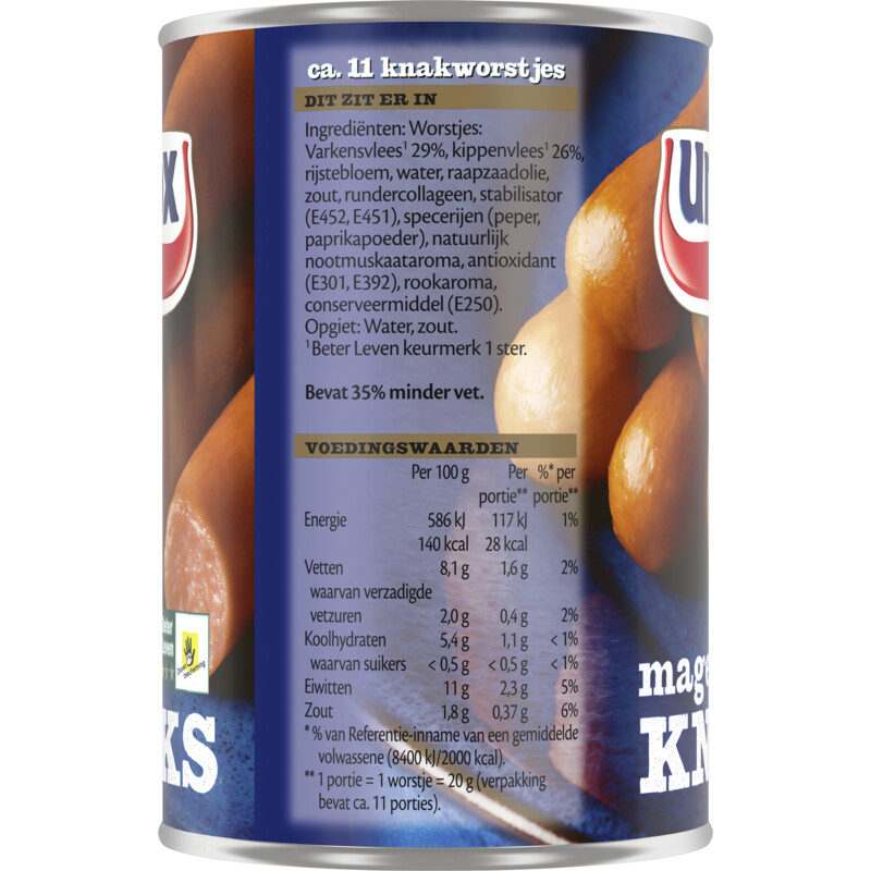 Een afbeelding van Unox Magere knaks