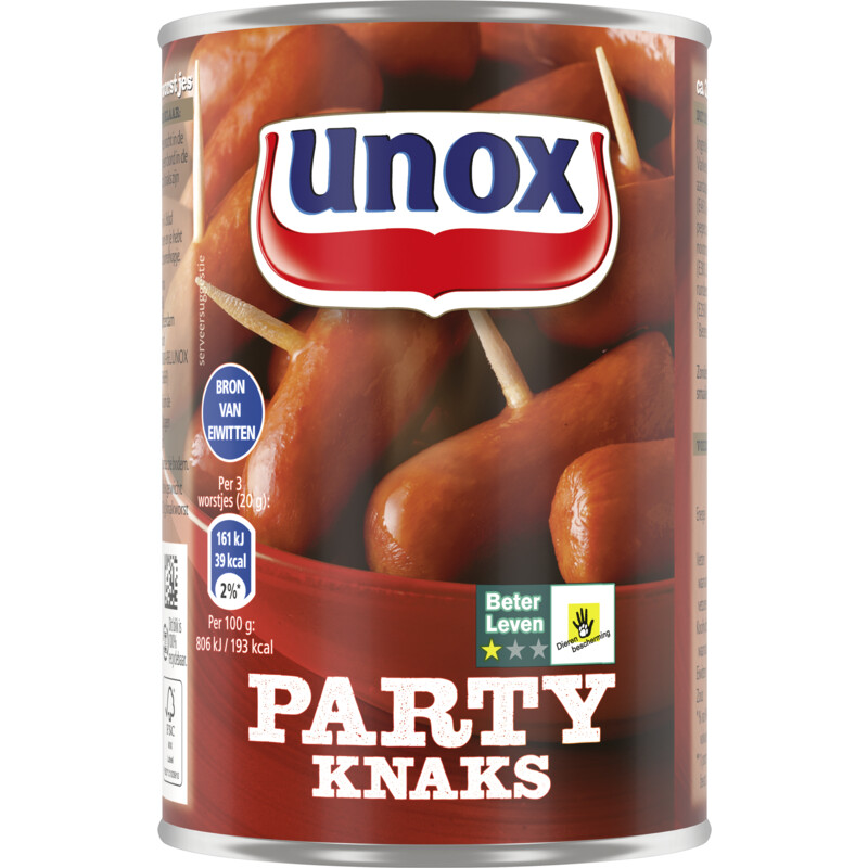 Een afbeelding van Unox Party knaks