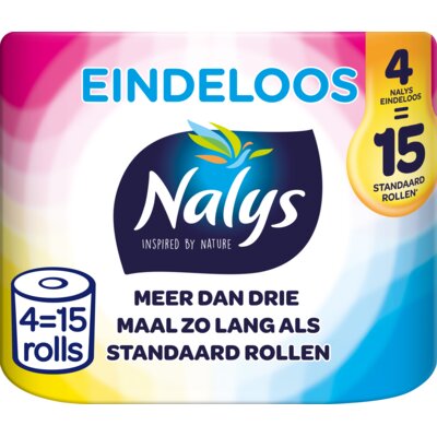 pdp-image-Nalys Eindeloos toiletpapier 2-laags 4=15 rol