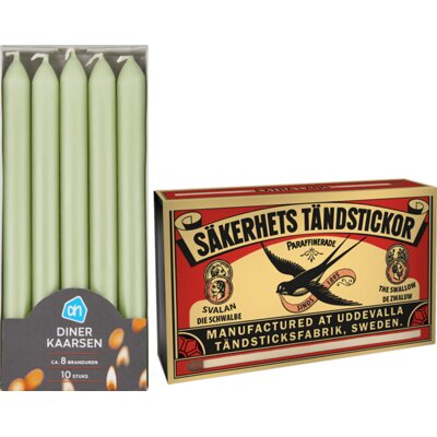 pdp-image-AH Dinerkaars groen en lucifers pakket