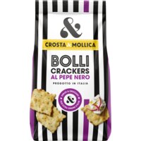 Afbeelding van Crosta & Mollica Bolli crackers zwarte peper