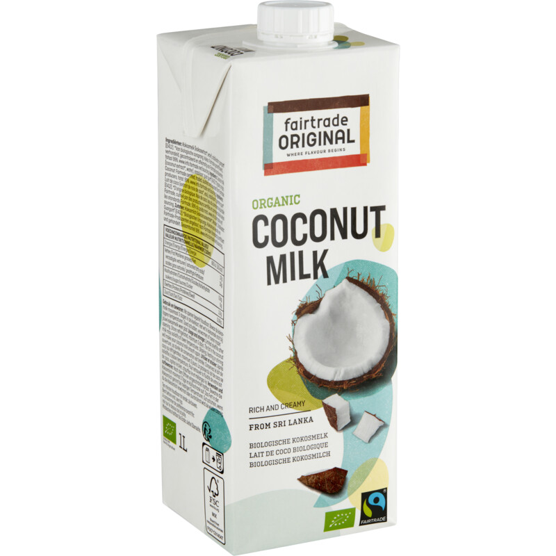 Een afbeelding van Fairtrade Original Organic coconut milk