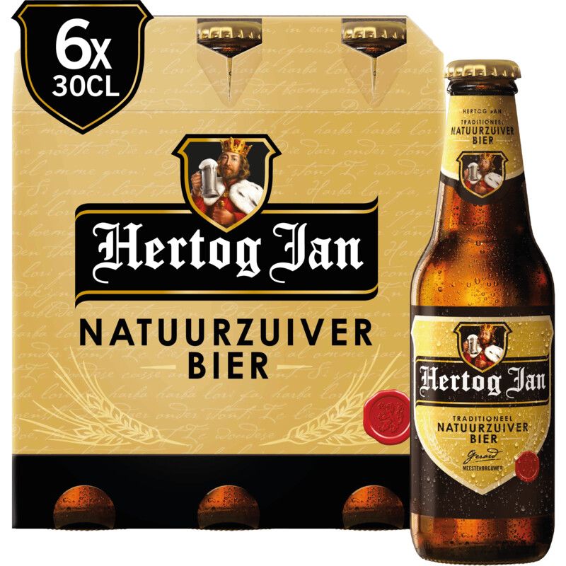 Een afbeelding van Hertog Jan Natuurzuiver bier 6-pack
