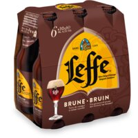 Een afbeelding van Leffe Bruin abdijbier 6-pack