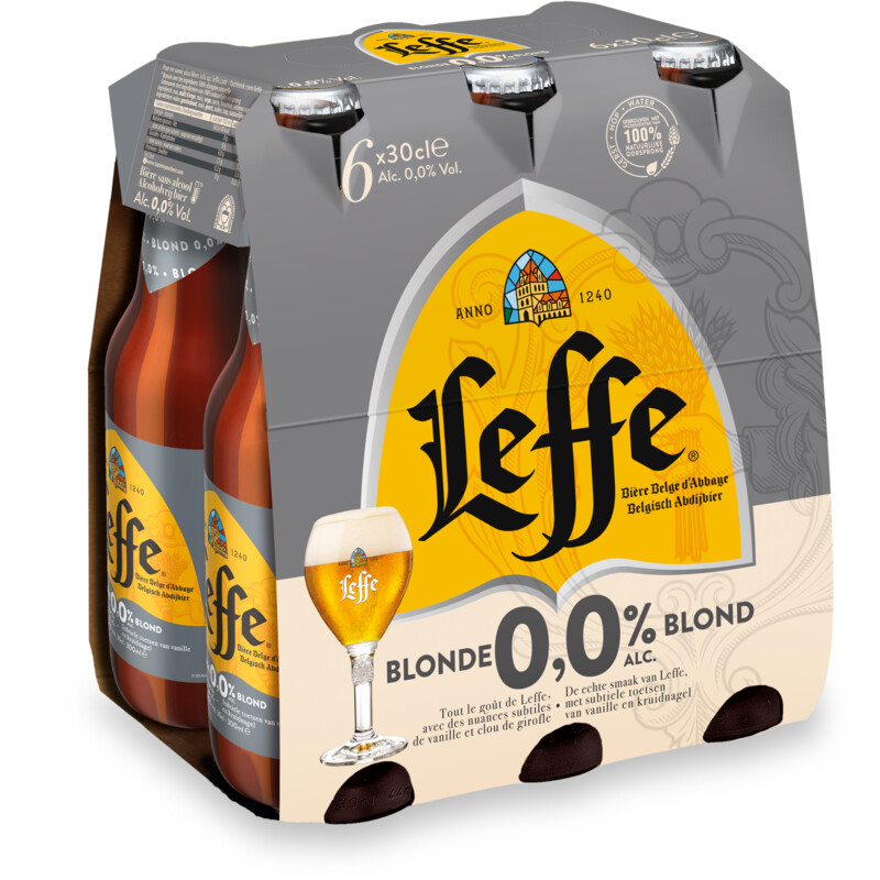 Een afbeelding van Leffe Blond 0.0% 6-pack