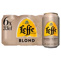 Leffe Blond abdijbier 6-pack