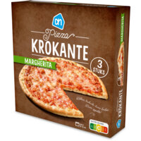 Een afbeelding van AH Pizza krokante margherita 3 stuks