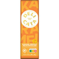 Afbeelding van Delicata Reep melkchocolade karamel zeezout