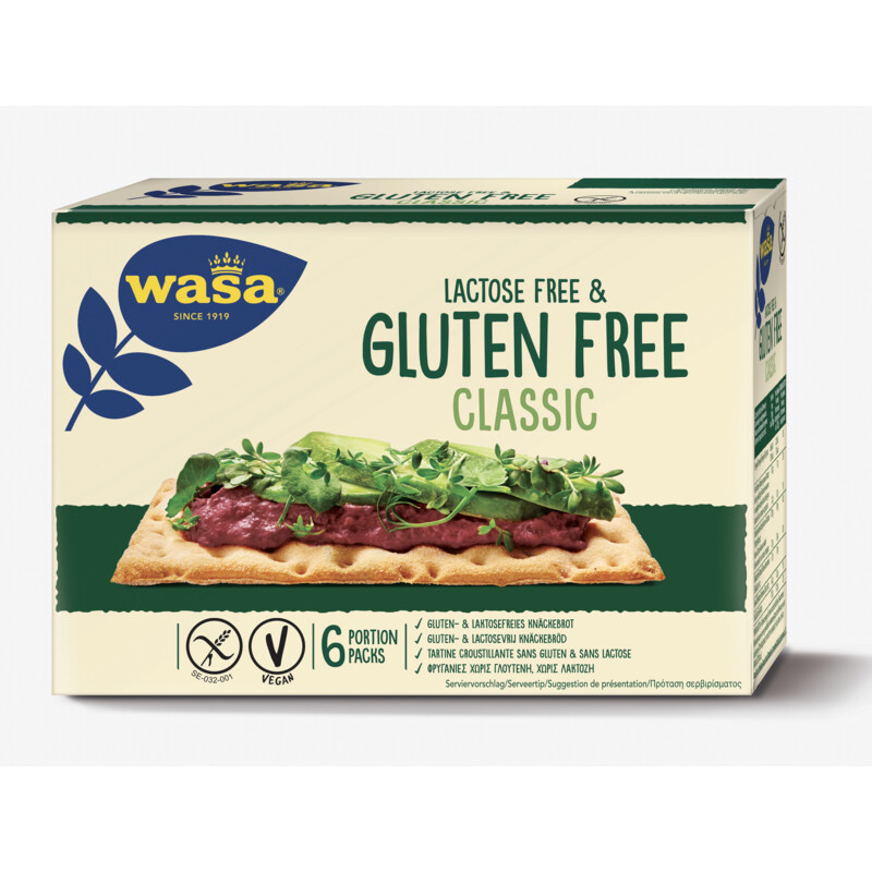 Een afbeelding van Wasa Glutenvrij en lactosevrij classic