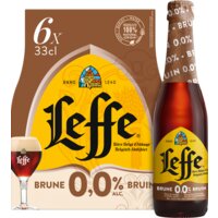 Een afbeelding van Leffe Bruin 0.0% 6-pack