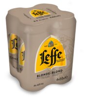 Een afbeelding van Leffe Blond abdijbier 4-pack