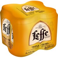 Een afbeelding van Leffe Tripel abdijbier 4-pack