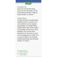 Een afbeelding van A.Vogel Geriaforce doorbloeding tabletten