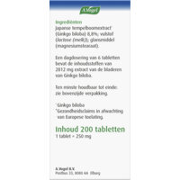 Een afbeelding van A.Vogel Geriaforce doorbloeding tabletten