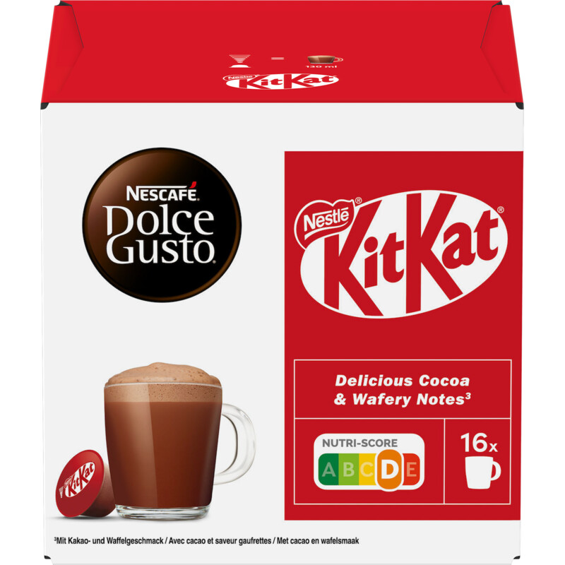 Een afbeelding van Nescafé Dolce Gusto Kitkat capsules