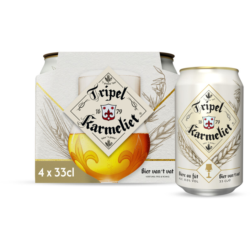 Een afbeelding van Tripel Karmeliet Speciaalbier 4-pack
