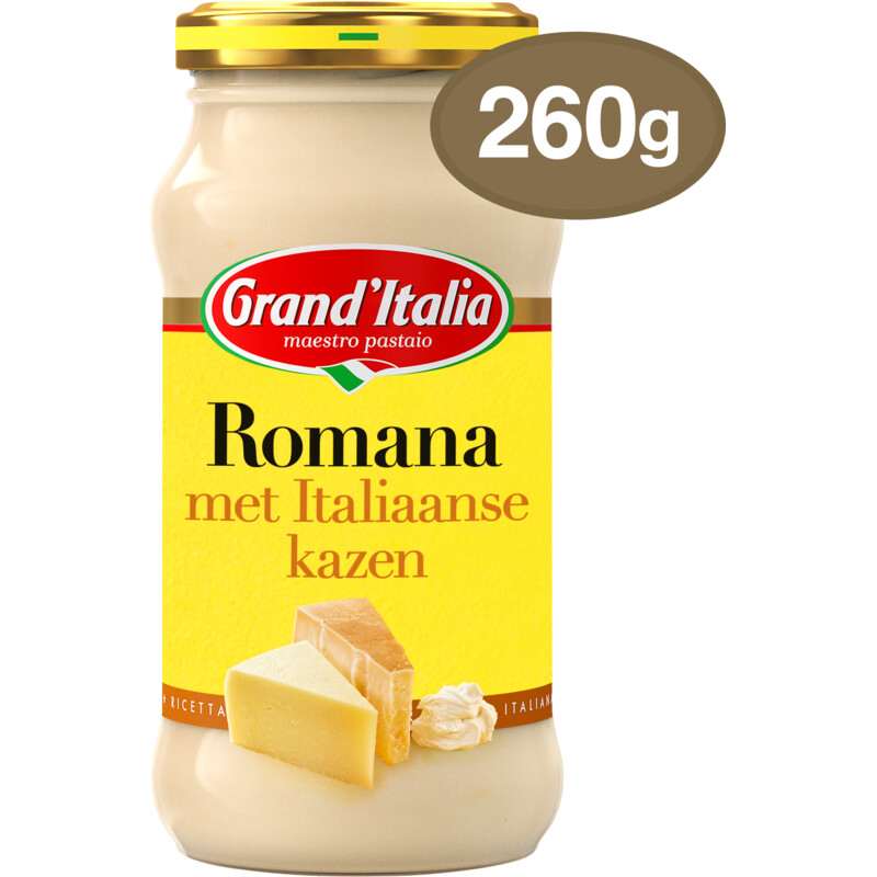 Een afbeelding van Grand' Italia Romana met Italiaanse kazen