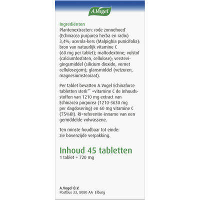 pdp-image-A.Vogel Echinaforce sterk** + vitamine C