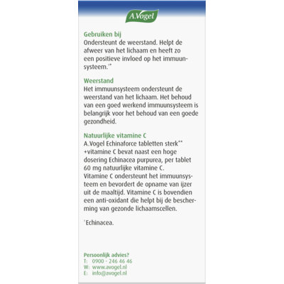pdp-image-A.Vogel Echinaforce sterk** + vitamine C