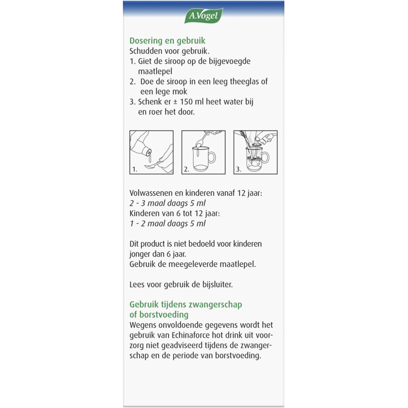 Een afbeelding van A.Vogel Echinaforce hot drink siroop