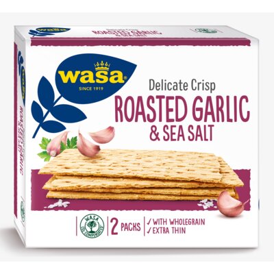 pdp-image-Wasa Delicate crisp roasted garlic & sea salt