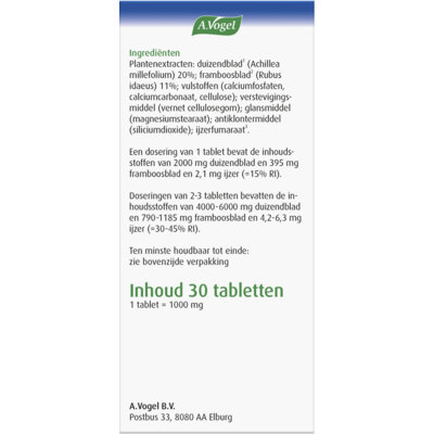 pdp-image-A.Vogel Menstruatie tabletten + ijzer