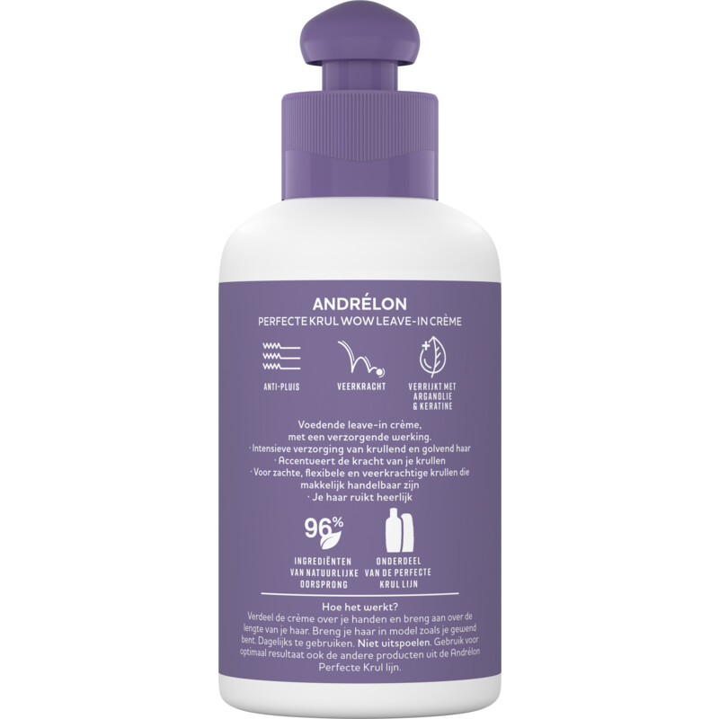 Een afbeelding van Andrélon Perfecte krul licht leave-in crème