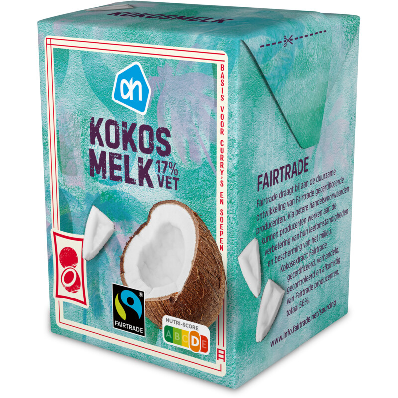 Een afbeelding van AH Kokosmelk